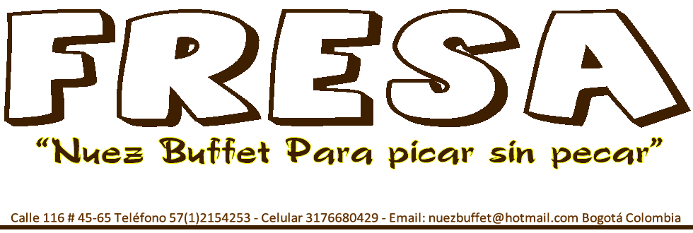 FRESA DESHIDRATADA NUEZ BUFFET